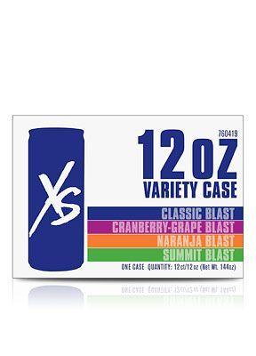 XS Blast Logo - Get Big Energy With Variety! The XS® Energy Drink 12 Oz. Variety