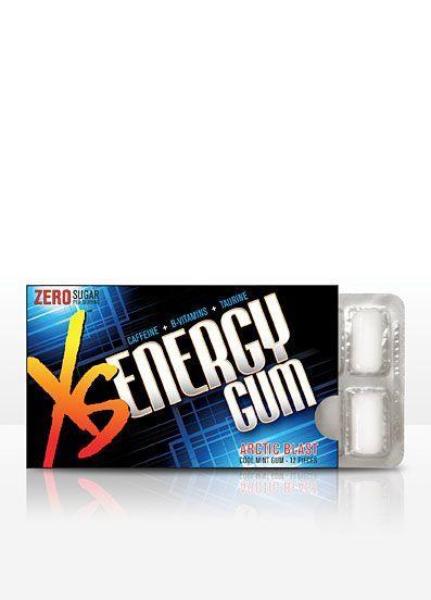 XS Blast Logo - XS® Energy Gum – Arctic Blast Flavor Five 12-piece blister packs ...