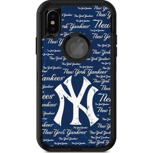 XS Blast Logo - New York Yankees - Cap Logo Blast OtterBox Defender iPhone X/XS Skin ...
