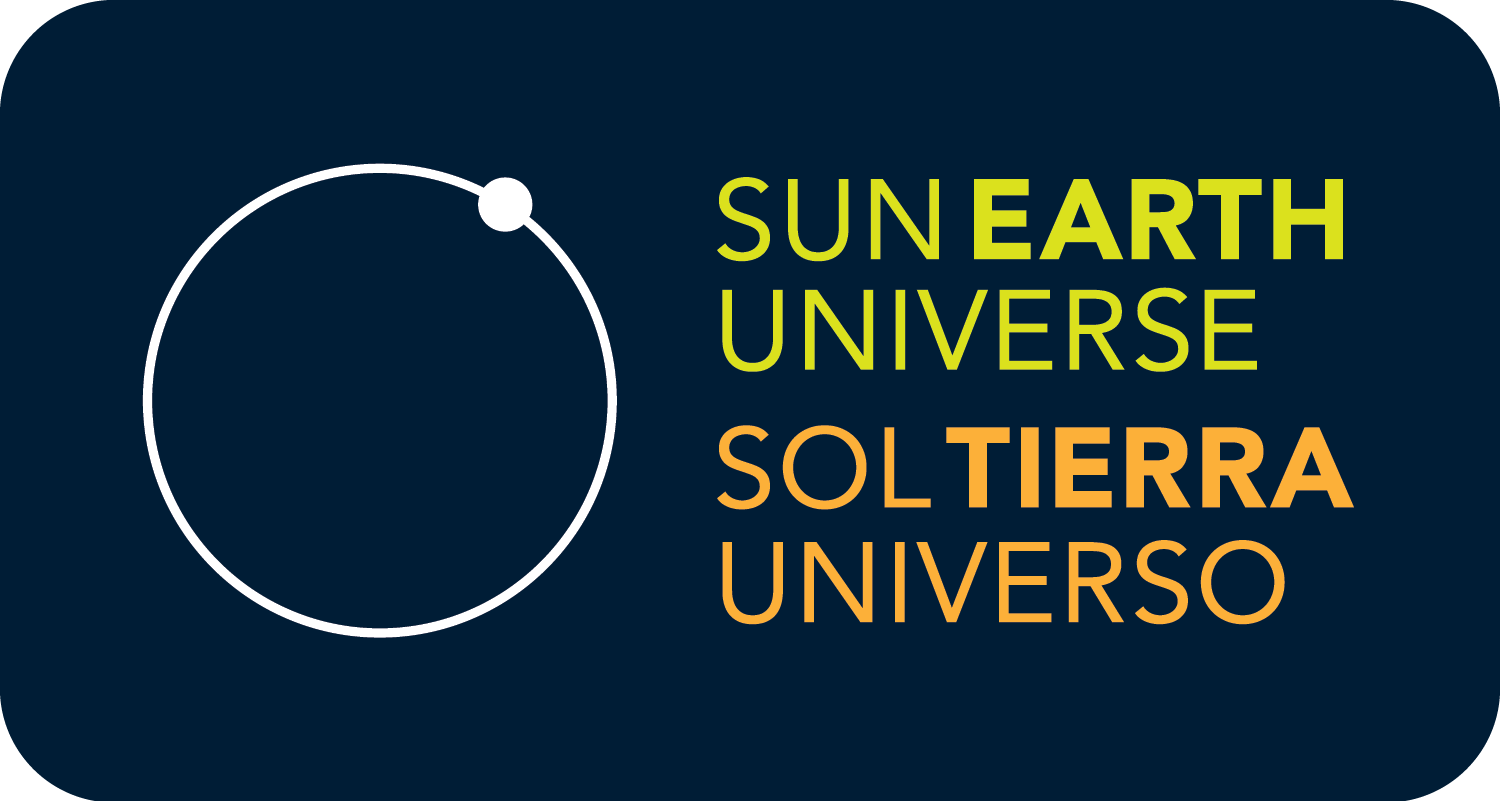 Sun Circle Logo - Sun, Earth, Universe exhibition logos