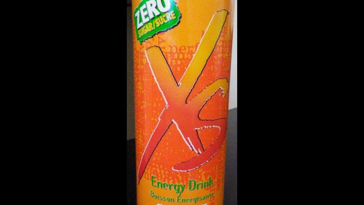 XS Blast Logo - XS Citrus Blast Energy Drink 250ml Can 2017