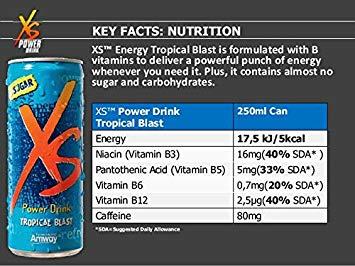 XS Blast Logo - XS Energy Drink - Tropical Blast 8.4 fl. oz. by XS Energy Drinks ...