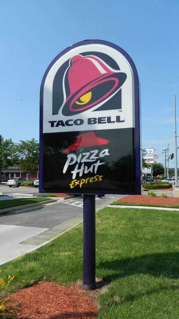 Pizza Hut Taco Bell Logo - Taco Bell Pizza Hut Sign. Taco Bell Pizza Hut 478 Square