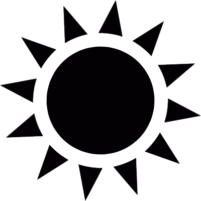 Sun Circle Logo - Sun with sunrays ⋆ Free Vectors, Logos, Icons and Photos Downloads