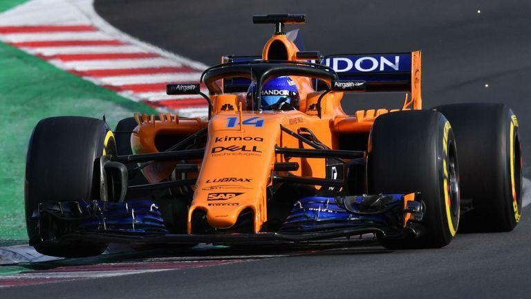 F1 Alonso McLaren Logo - F1 Testing: McLaren savour late 'boost' as Fernando Alonso shines