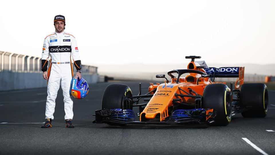 F1 Alonso McLaren Logo - Fernando Alonso 'excited' as McLaren unveil new Formula One car