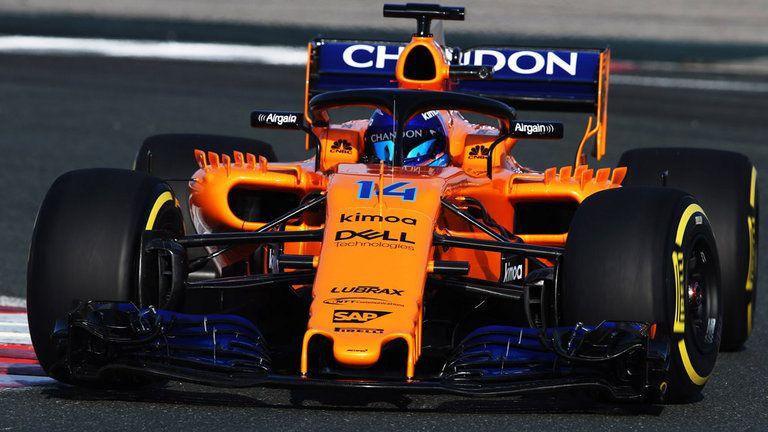 F1 Alonso McLaren Logo - Lewis Hamilton salutes the new McLaren with former team-mate ...