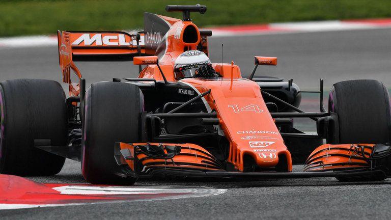 F1 Alonso McLaren Logo - Fernando Alonso says Honda engine is McLaren's only problem ahead