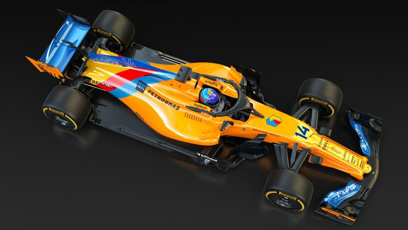 F1 Alonso McLaren Logo - F1 pictures: McLaren reveal special Fernando Alonso livery for Abu ...