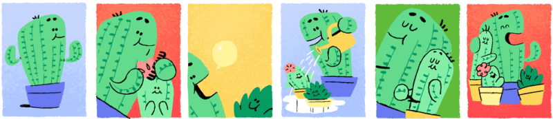 Father's Day Google Logo - Father's Day 2017 Google doodle brings back the cactus family from ...