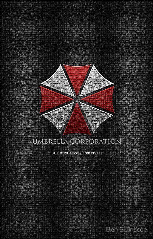 Umbrella Corporation Logo - Umbrella Corporation Logo iPhone Cover by Ben Swinscoe | tattoo ...