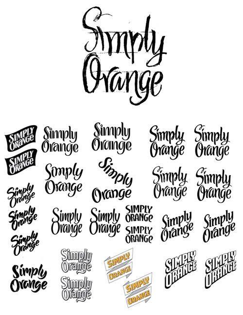 Simply Orange Logo - Think Smart Designs Blog: Typography Designer Alan Ariail Under The ...