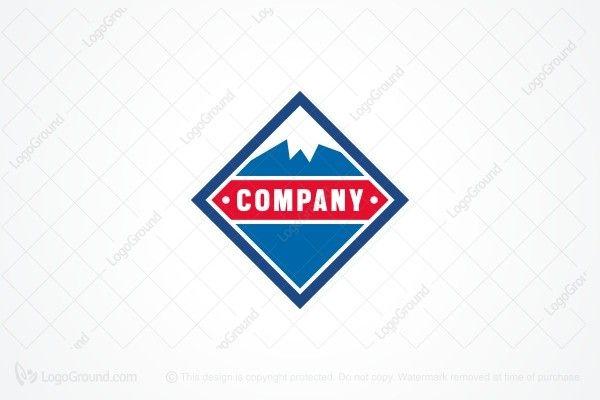 Diamond Shape Logo - Diamond Shape Mountain Logo