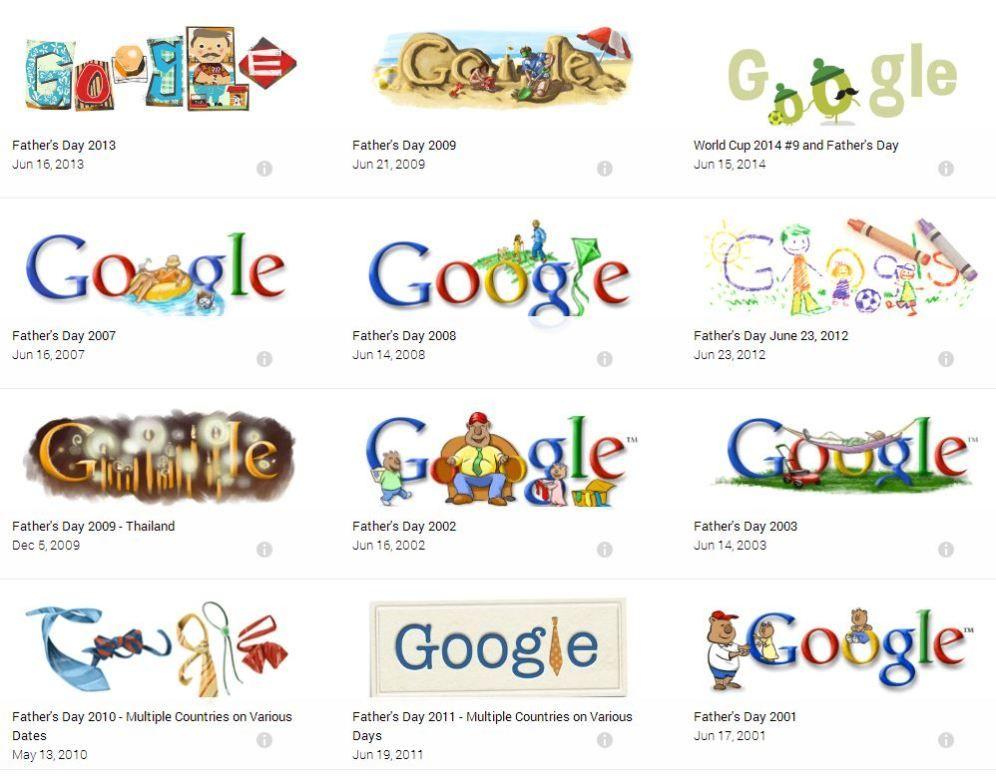 Father's Day Google Logo