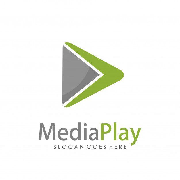 Media Logo - Creative media television logo design template Vector