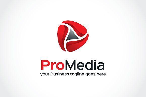Media Logo - Pro Media Logo Template ~ Logo Templates ~ Creative Market