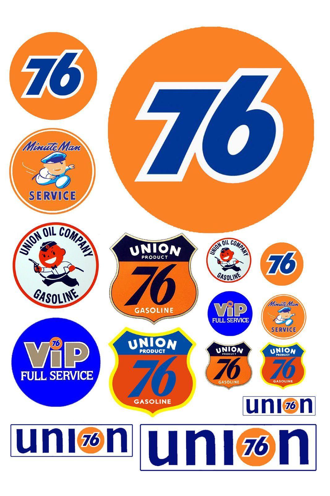 76 Logo - 1:25 G scale Union 76 gas station signs | Model Railroading | Gas ...