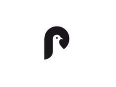 Black and White P Logo - Best P Logo image. P logo, Logo branding, Cloud