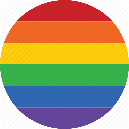 Rainbow Orange Red Circle Logo - Circle, flag, gay, homosexual, marriage, pride, rainbow icon