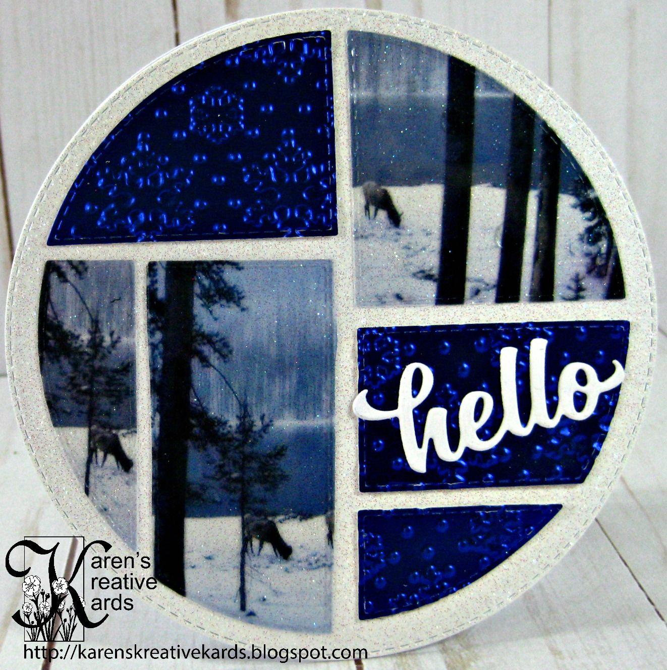 Clear Views Logo - Karen's Kreative Kards: Winter Birthday and Hello Cards with Clear