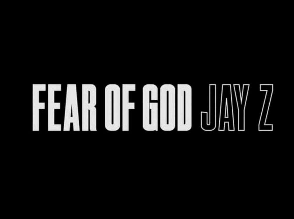 Fear of God Clothing Logo - JAY Z Puts Fear Of God Into New 4:44 Inspired Clothing Line