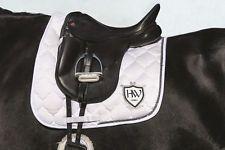 Black and White P Logo - Rambo AP Diamante Saddle Pad Dpas5p-wbli-ch White Diamonte COB Horse ...