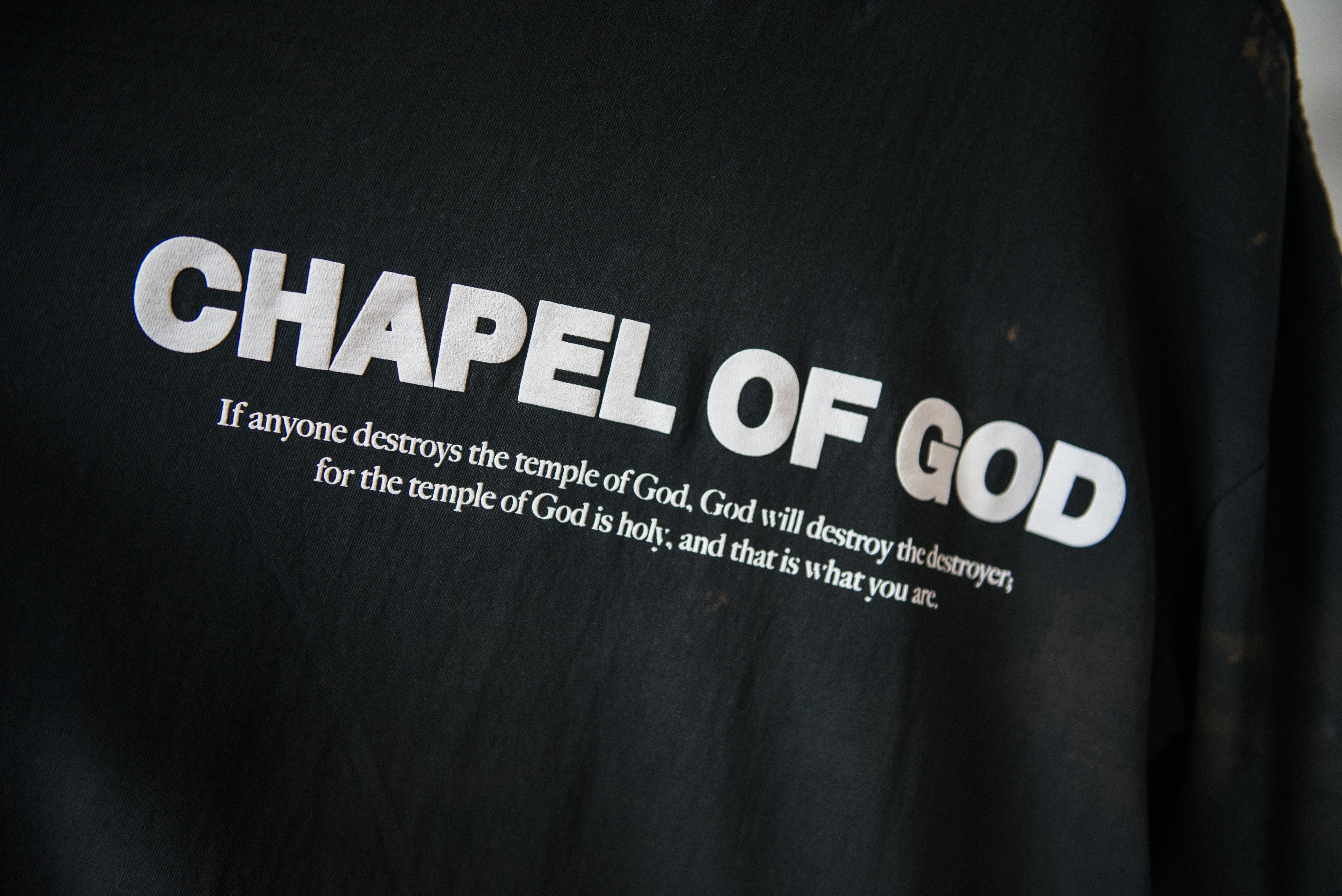 Fear of God Clothing Logo - Fear of God x Chapel NYC “Chapel of God” release at Maxfield LA ...