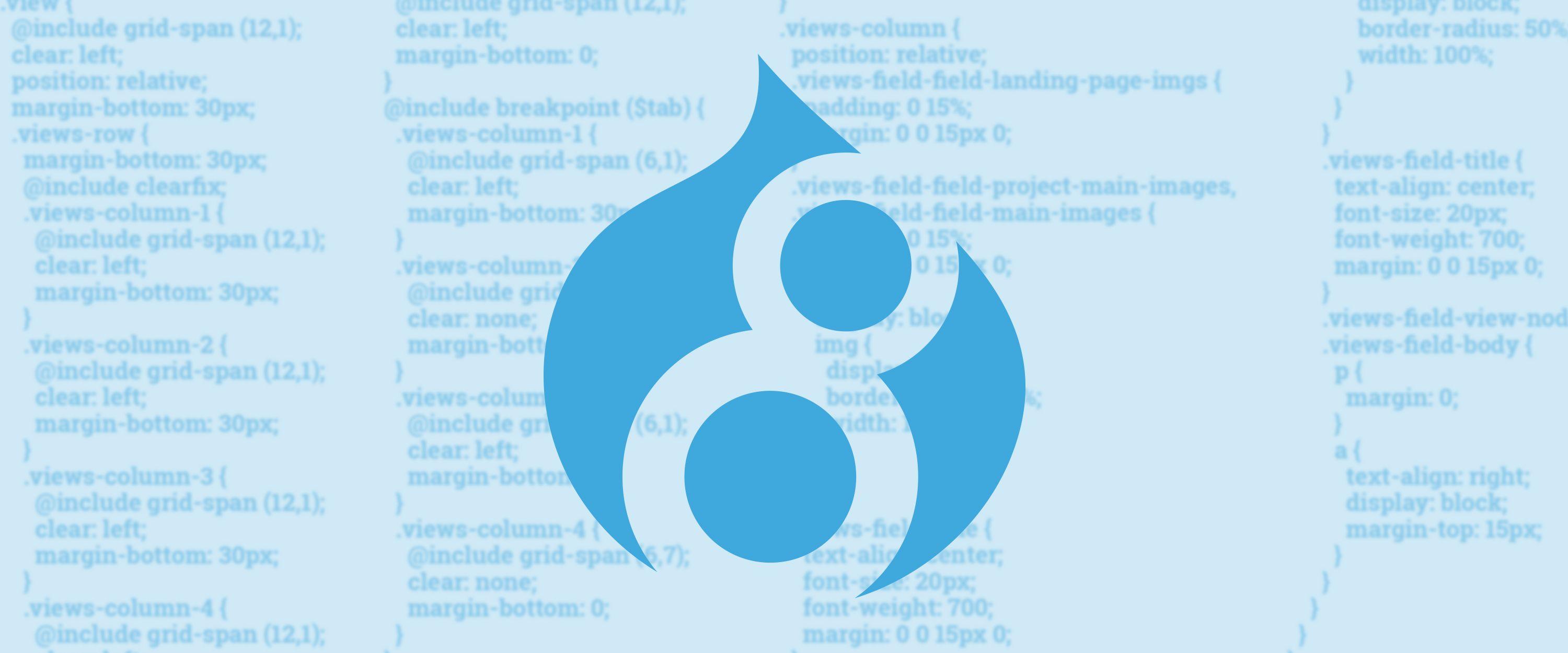 Clear Views Logo - Kickstarting with Drupal 8 themes | Drupal Website Design ...