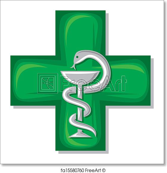 Green Medical Cross Logo - Free art print of Medical cross symbol. Medical cross symbol (emblem ...
