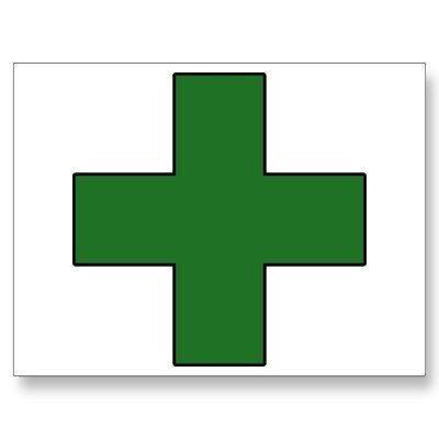 Green Medical Cross Logo - Green Cross need medical #marijuana ? Come down to