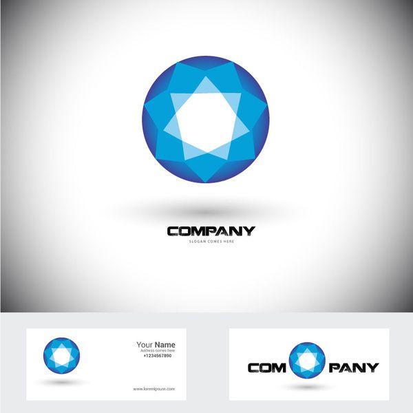 Diamond Shape Logo - Corporation logo design with diamond shape illustration Free vector ...
