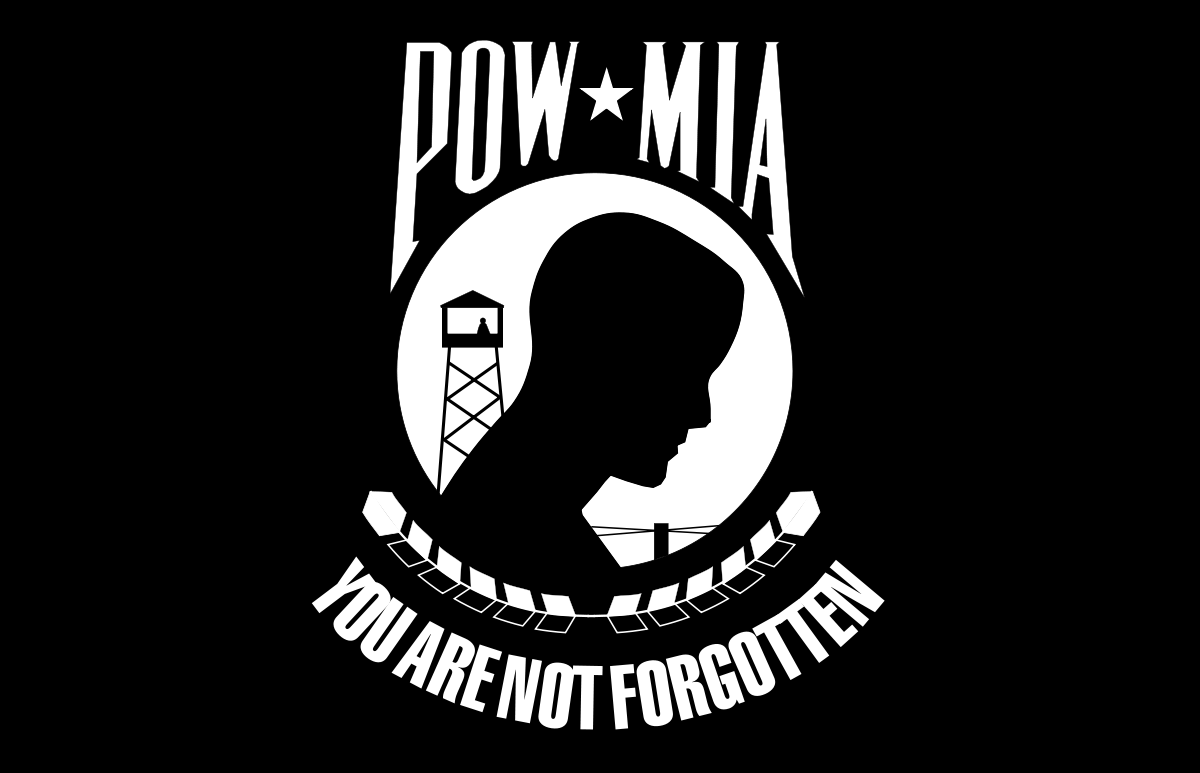 Pow Logo - National League of Families POW/MIA Flag