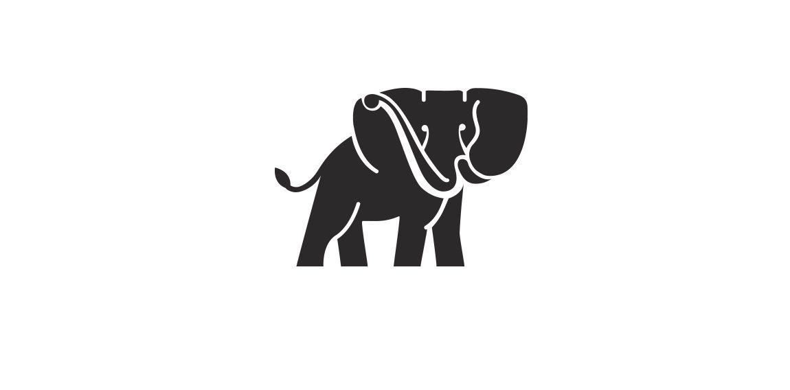 Elephant Black and White Logo - elephant | LogoMoose - Logo Inspiration