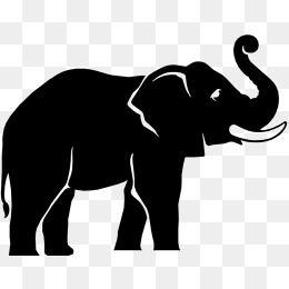 Elephant Black and White Logo - White Elephant PNG Image. Vectors and PSD Files
