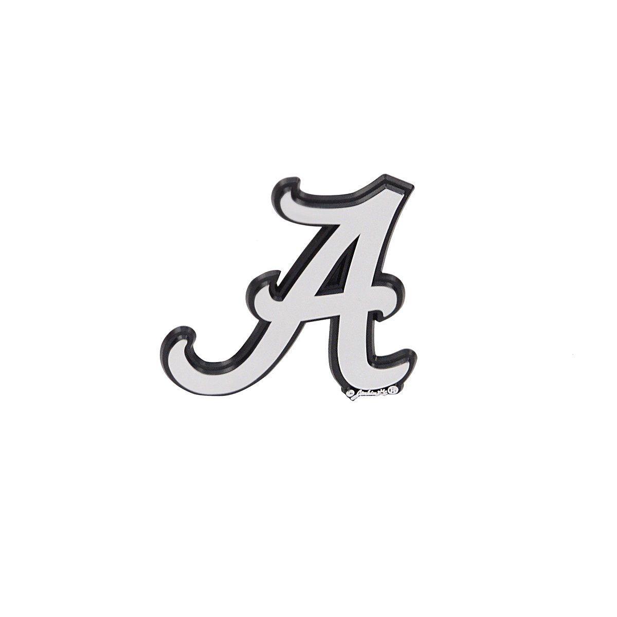 Black and White Bama Alabama Logo - Amazon.com: TG LLC Alabama Crimson Tide Car/Truck Reflective Emblem ...