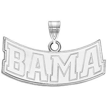 Black and White Bama Alabama Logo - Alabama Crimson Tide Bama Arch Pendant