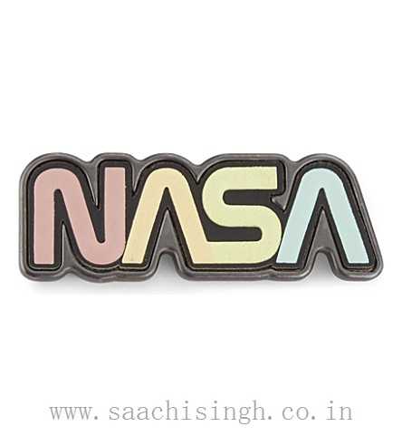 NSA NASA Logo - COACH 2019 Cheap NASA logo leather and metal badge Mens Multi ...