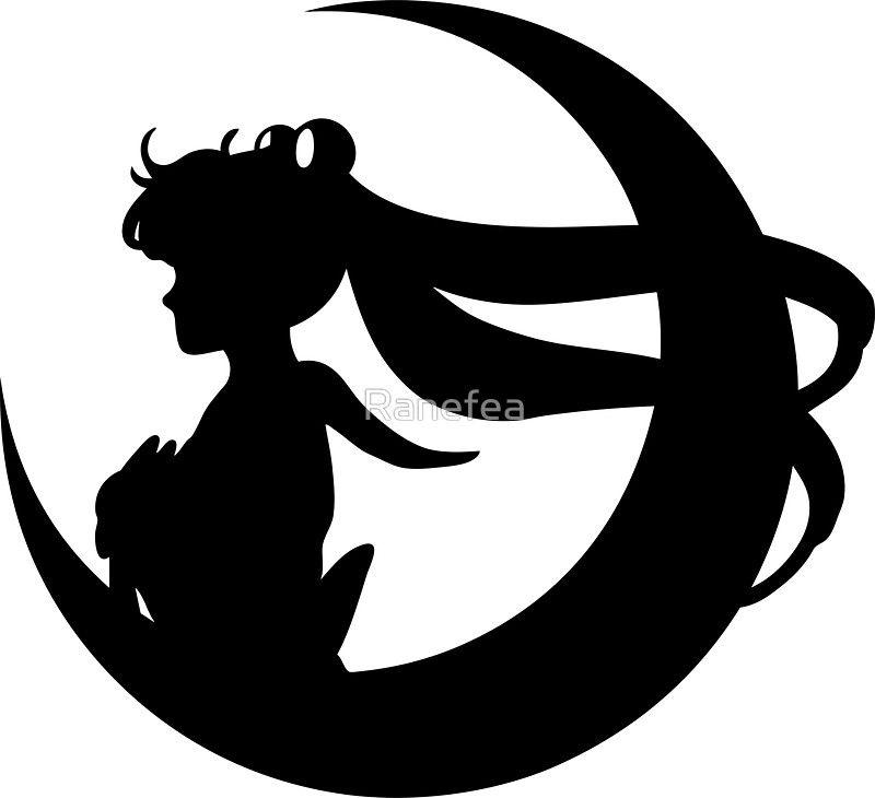 Sailor Moon Black and White Logo - Black moon cosmetics Logos