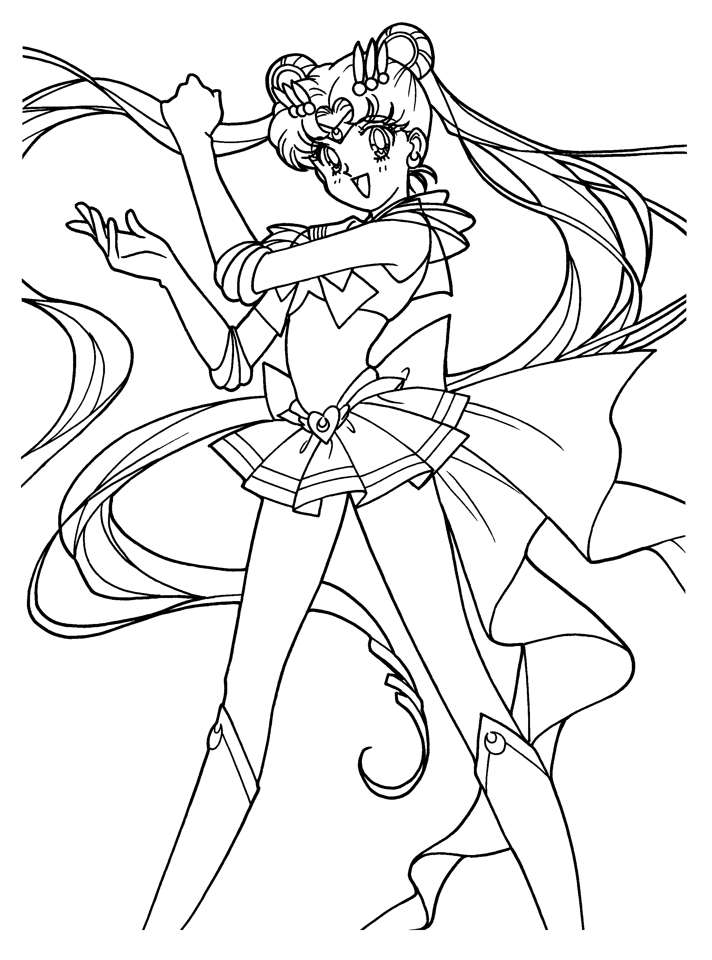 Sailor Moon Black and White Logo - Coloring Pages Sailor Moon GIFs