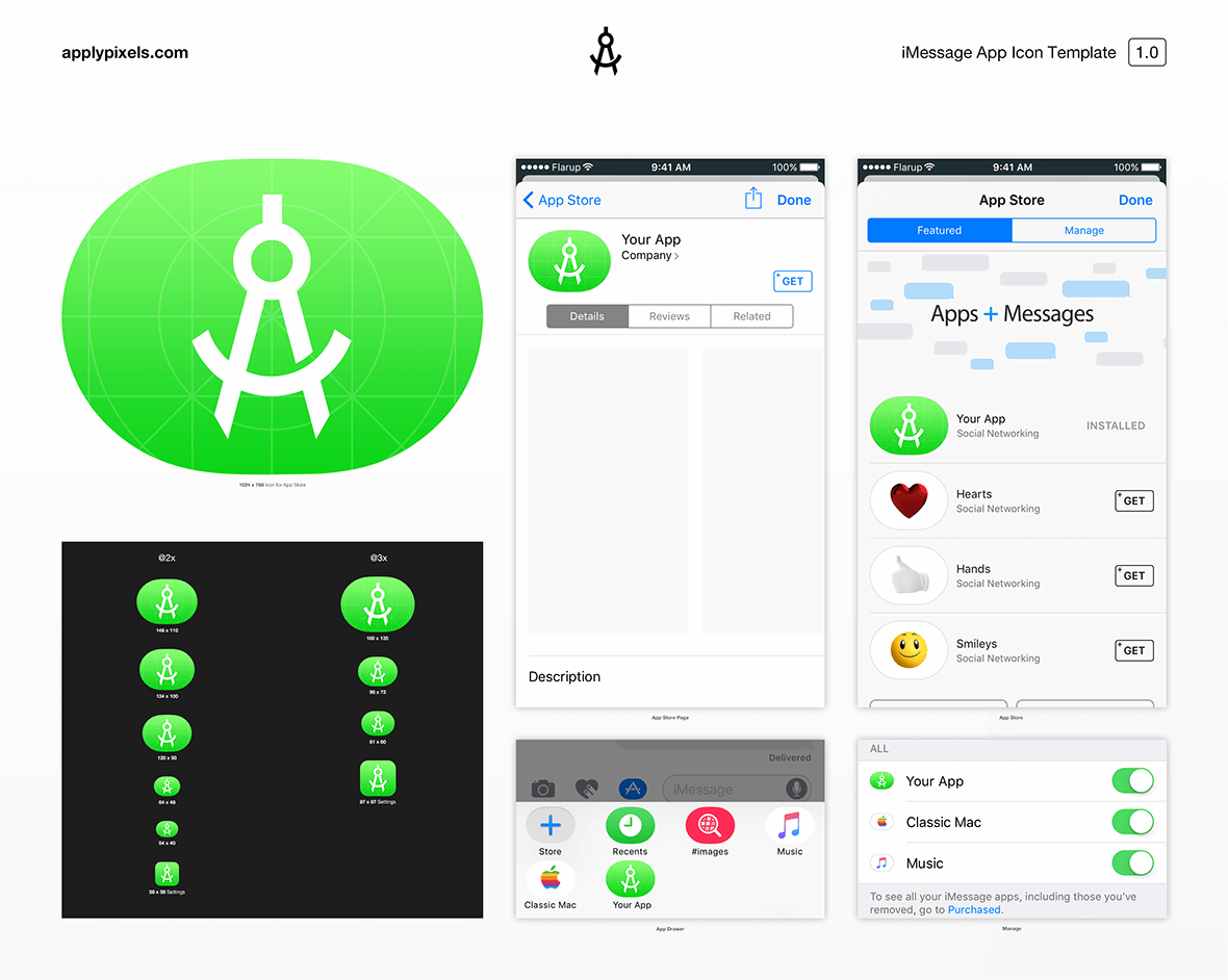 iMessage App Logo - iMessage App Icon
