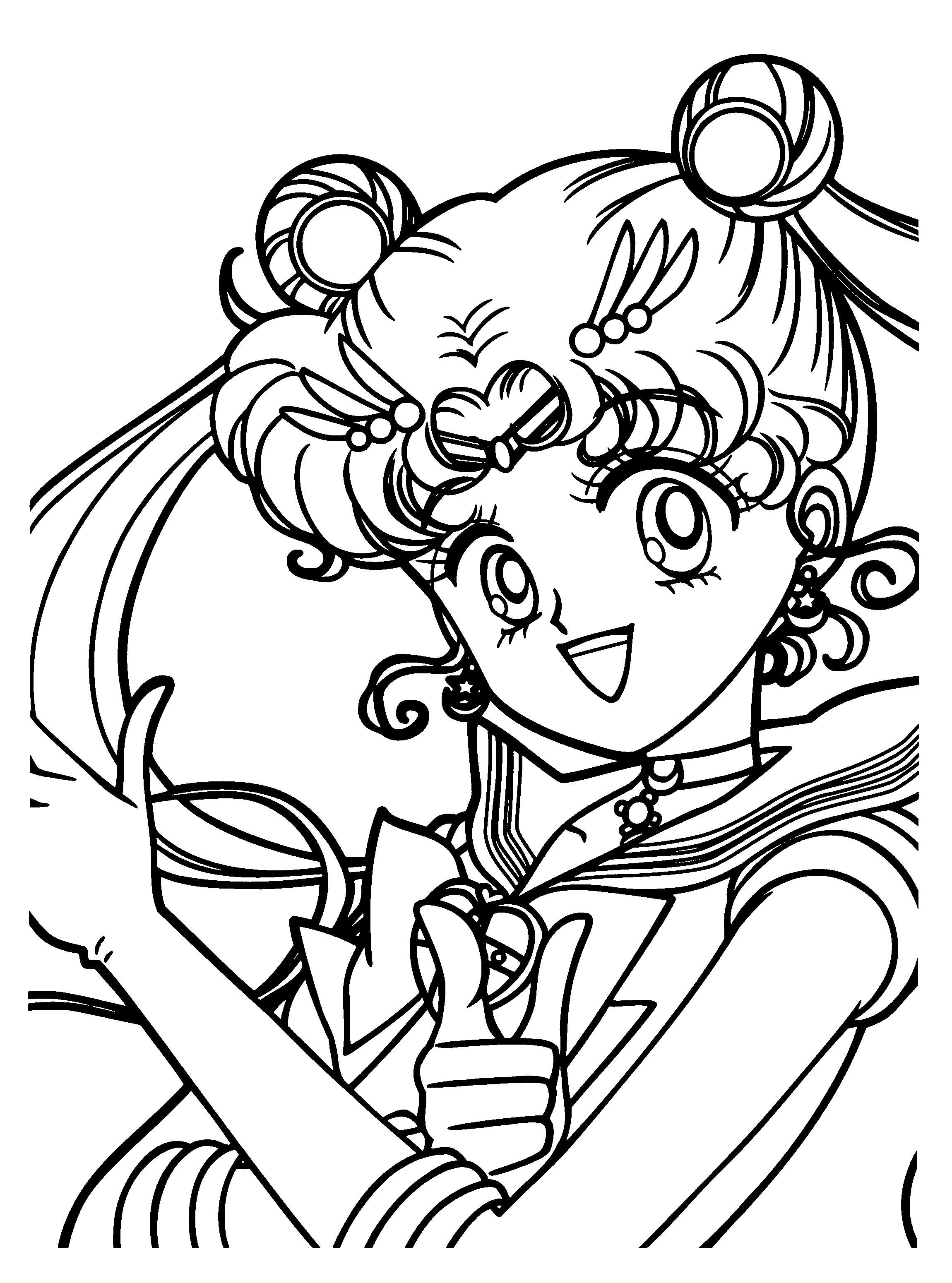Sailor Moon Black and White Logo - ▷ Coloring Pages Sailor Moon: Animated Images, Gifs, Pictures ...