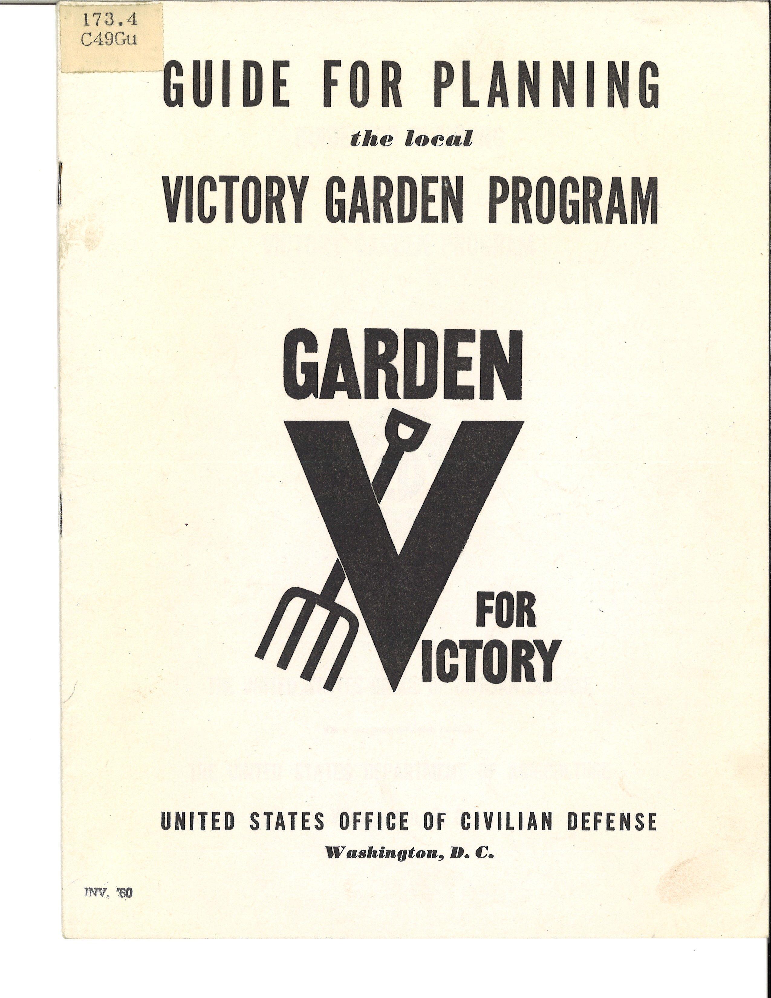 Small USDA Logo - Small|Guide For Planning The Local Victory Garden Program|National ...