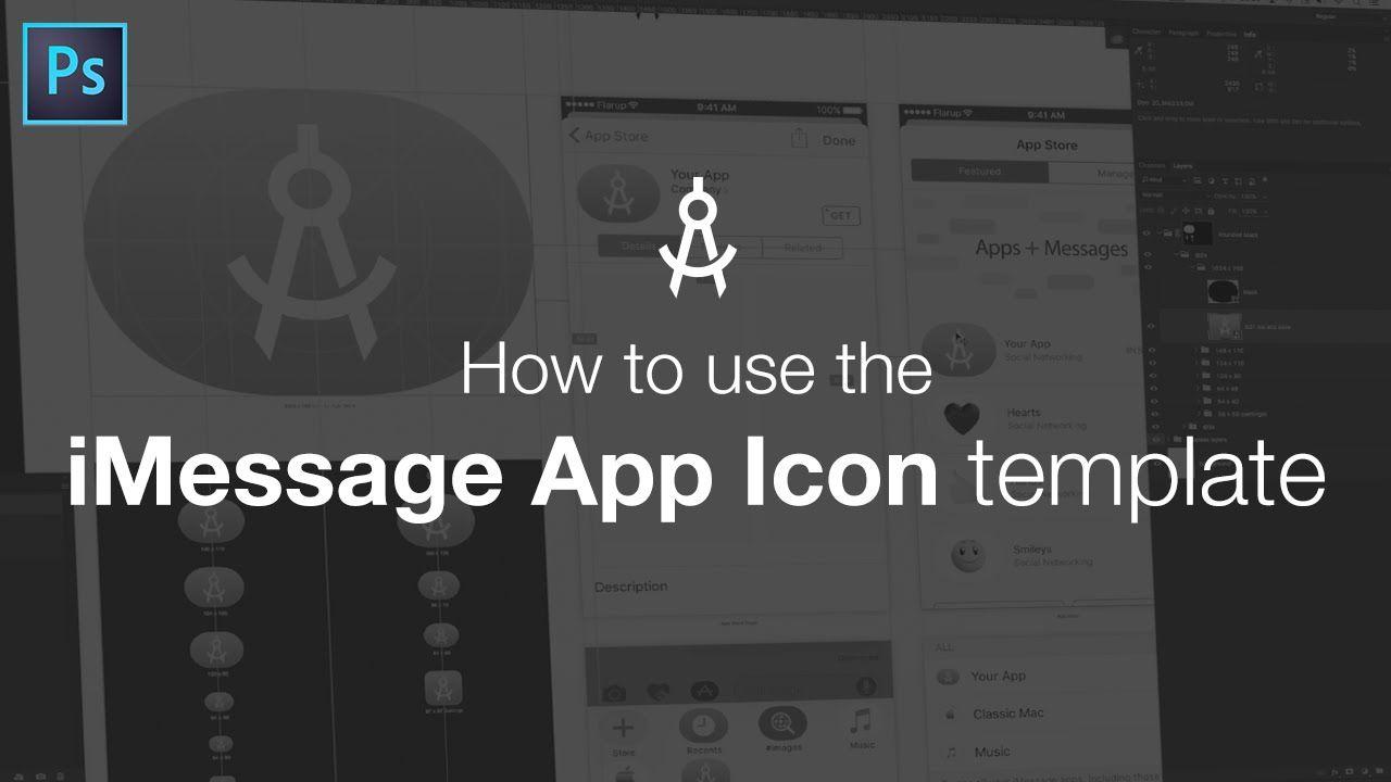 iMessage App Logo - How to use the iMessage App Icon Template