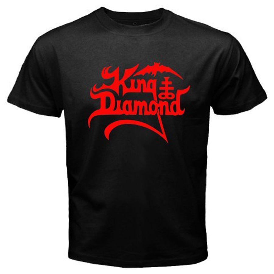 King Diamond Logo - New King Diamond Logo Heavy Metal Musician Men'S Black T Shirt Size