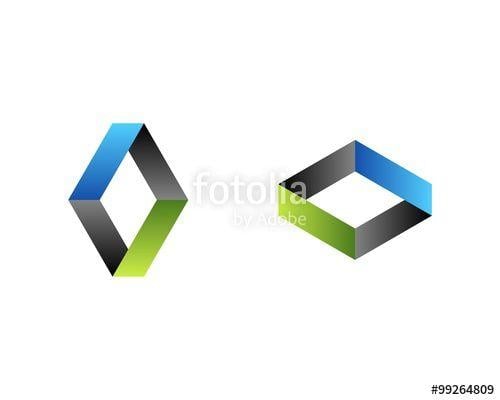 Diamond Shape Logo - Diamond Shape A V Letter Logo Template