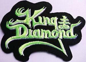 King Diamond Logo - KING DIAMOND Green Logo Heavy Metal Embroidered Iron On Badge Patch ...