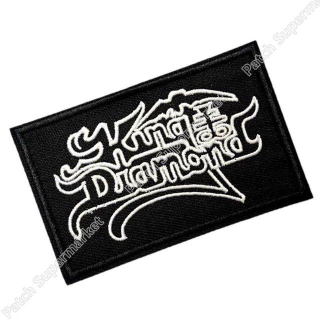 King Diamond Logo - KING DIAMOND Logo Music Rock Band Embroidered IRON ON and SEW ON