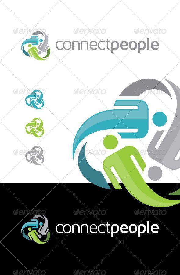 Communication People Logo - Pin by Csete Tamás on Logók | People logo, Logos, Logo templates