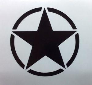 Jeep Star Logo - Star Sticker Jeep Military Decal Sticker Car Truck SUV Any Color