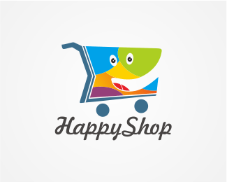 Design Shop Logo - Happy Shop Logo Designed